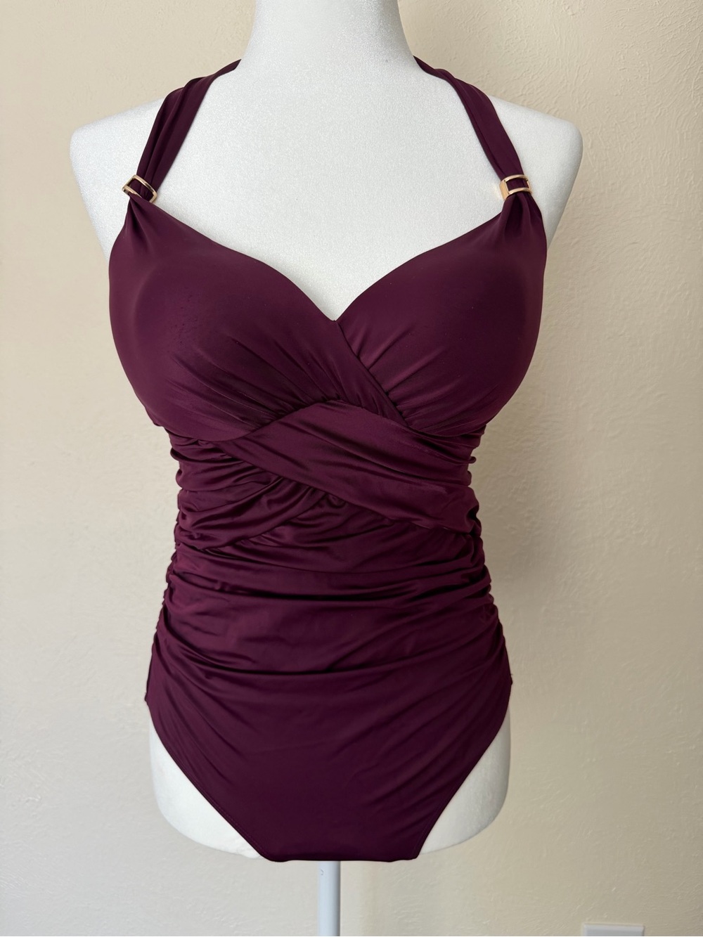 Victoria's Secret Plum One-Piece Swimsuit 36B